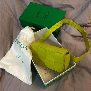 Bottega Veneta Belt Cassette Bag Kiwi